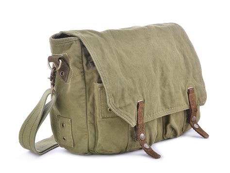 canvas crossbody bags olive green.